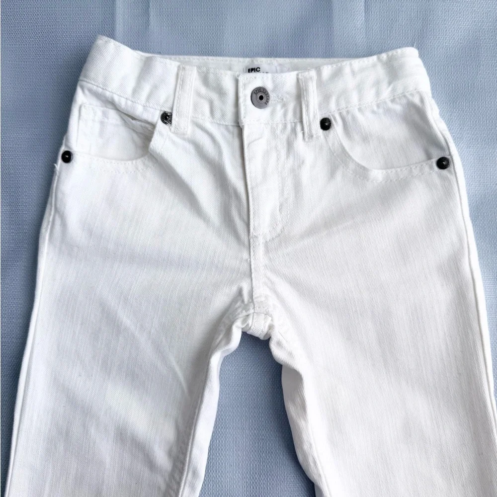 Epic Threads Kids' Classic White Jeans